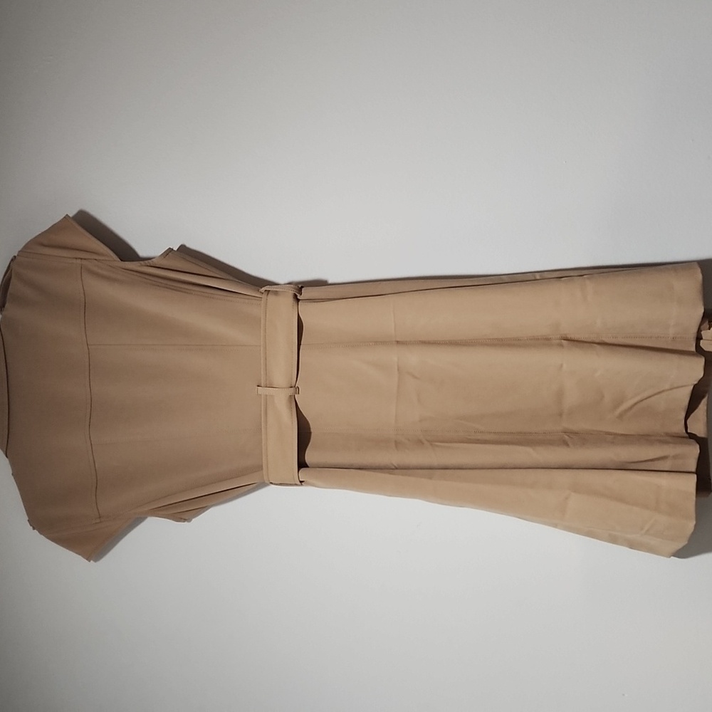 Calvin Klein Tan Double-Breasted Dress - Picture 4 of 9